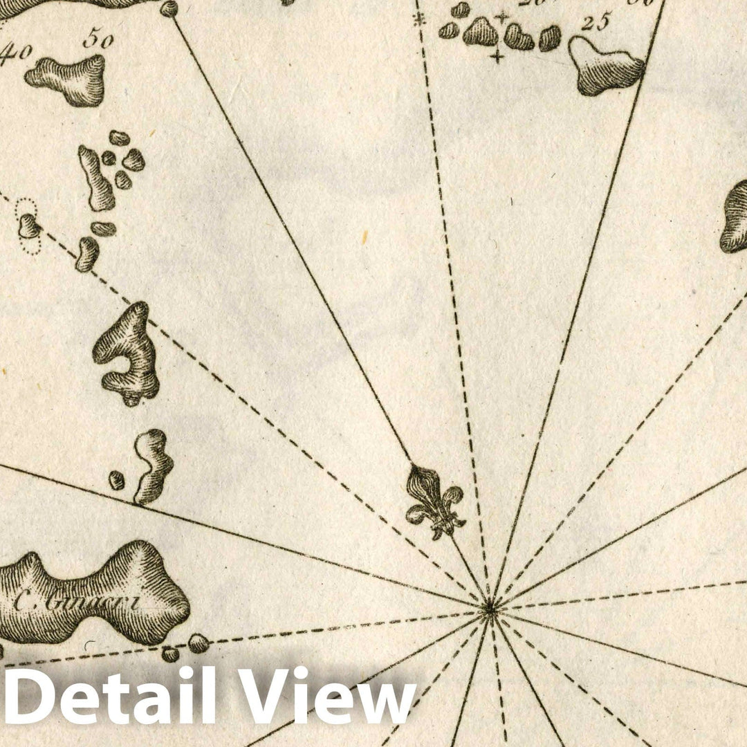 Historic Wall Map : Chart Map, Pl. 164. Gulf of Macra in Caramani. 176 ...