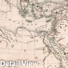 Historic Map : Middle East9. Geographie des Hebreux ou Tableau de la Dispersion des Noachites. 1834 , Vintage Wall Art