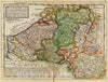 Historic Map : World Atlas Map, Flanders or the Austrian Netherlands. 1736 - Vintage Wall Art