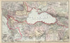 Historic Map : Black Sea. Turkey, Greece, Russia. 1879 - Vintage Wall Art