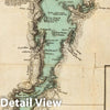 Historic Map - A Survey of Lake Champlain, including Lake George, Crown Point and St. John. 1776 - Vintage Wall Art