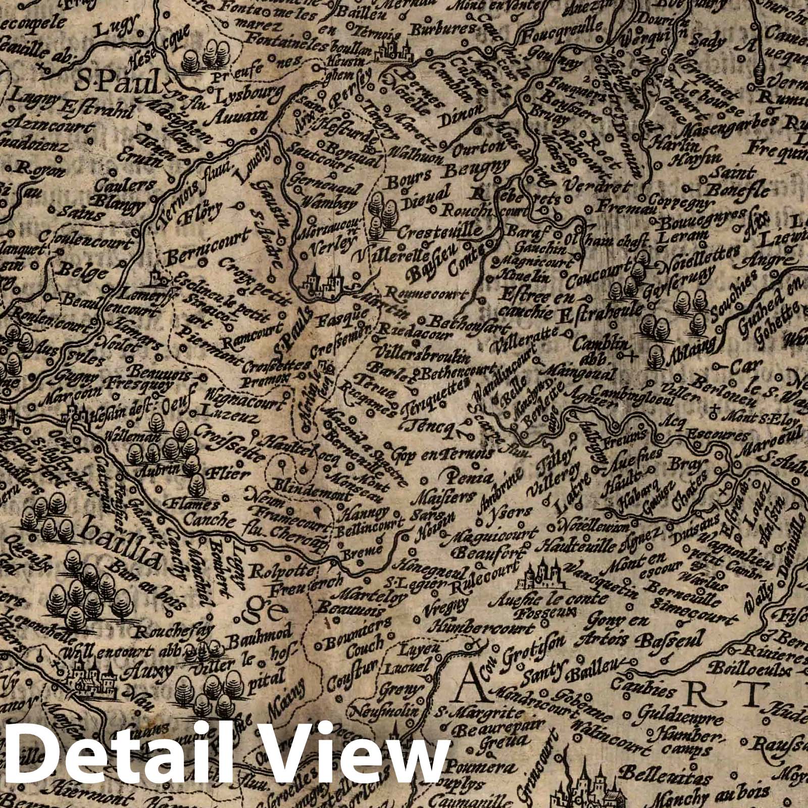 Historic Map : World Atlas Map, 51. Artesia. 1600 - Vintage Wall Art