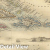 Historic Map : World Atlas Map, West India Islands. 1851 - Vintage Wall Art