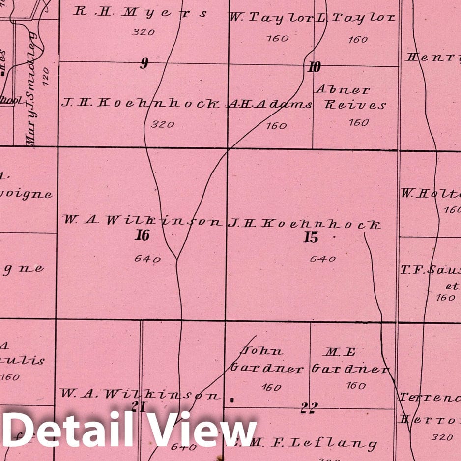 Historic Map : Dawson County Nebraska, County Atlas Map, Township 12 N. Range XXIII W. 1904 - Vintage Wall Art