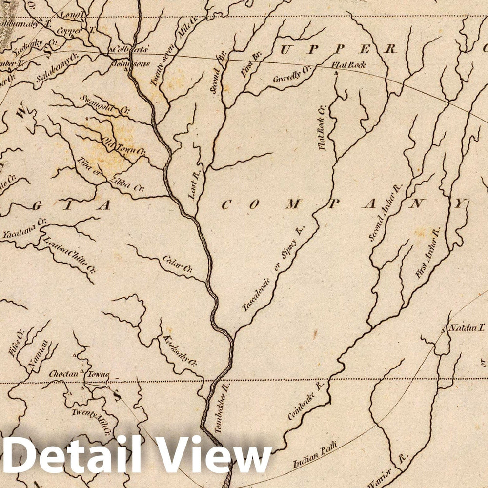Historic Map : World Atlas Map, Mississippi Territory. 1804 - Vintage Wall Art