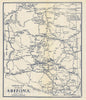 Historic Map : Highway Map State of Arizona, 1938 - Vintage Wall Art