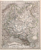 Historic Map : Russia,8. Europaeisches Russland. European Russia. 1872 , Vintage Wall Art
