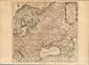 Historic Map : Russia, Black SeaCarte Pour l'Intelligence des Affaires Presente Des Turcs, 1737 , Vintage Wall Art