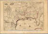 Historic Map : United States, Mississippi RiverPartie meridionale de la Riviere de Missisipi. 1718 , Vintage Wall Art