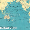 Historic Map : World Atlas Map, No. 26. Erdkarte in Mercators Projection zur Uebersicht der Vertheilung von Land und Meer. 1845 - Vintage Wall Art