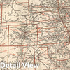Historic Map : Leahy's Railway Distance Map of the United States, 1934 v1