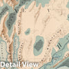 Historic Map - Geology Book, Plate XLVI: Lake Lahontan : a quaternary lake of northwestern Nevad 1885 - Vintage Wall Art