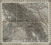 Historic Map : Romania; Ukraine, Central Europe Case Map, Sheet X: Karte Des Oesterreichischen Kaiserstaates. 1856 , Vintage Wall Art