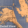 Historic Map : (Map 13 - Alaska), 1878 - Vintage Wall Art