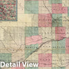 Historic Map : Pocket Map, Nebraska 1870 - Vintage Wall Art