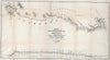 Historic Map : No.IV. Map and profile of the route from construction of a ship canal from the Atlantic to the Pacific oceans, 1866 - Vintage Wall Art
