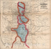 Historic Map : Map of the System of Parcs of Colorado, 1873 - Vintage Wall Art