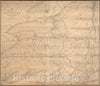 Historic Map : Post Route Map of The State of New York, 1872 - Vintage Wall Art