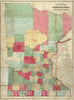 Historic Map : Pocket Map, Minnesota 1860 - Vintage Wall Art