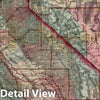 Historic Map : Pocket Map, California And Nevada 1873 v1