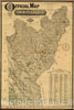 Historic Map : Wall Map, Trinity County, California. 1894 - Vintage Wall Art