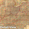 Historic Map : Case Map, United States. 1850 - Vintage Wall Art