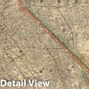 Historic Wall Map : Pocket Map, California and Nevada 1878 - Vintage Wall Art