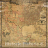 Historic Map : Washington Map of the United States, 1862 - Vintage Wall Art