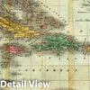 Historic Map : Pocket Map, West Indies 1834 - Vintage Wall Art