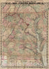 Historic Map : Topographical Map of the Seat of War In Virginia, Maryland, 1862 - Vintage Wall Art