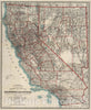 Historic Map : Pocket Map, California And Nevada 1904 - Vintage Wall Art