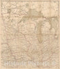 Historic Map : Case Map, U.S. West of Mississippi R. 3. 1879 - Vintage Wall Art