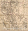 Historic Map : Case Map, U.S. West of Mississippi R. 5. 1879 - Vintage Wall Art