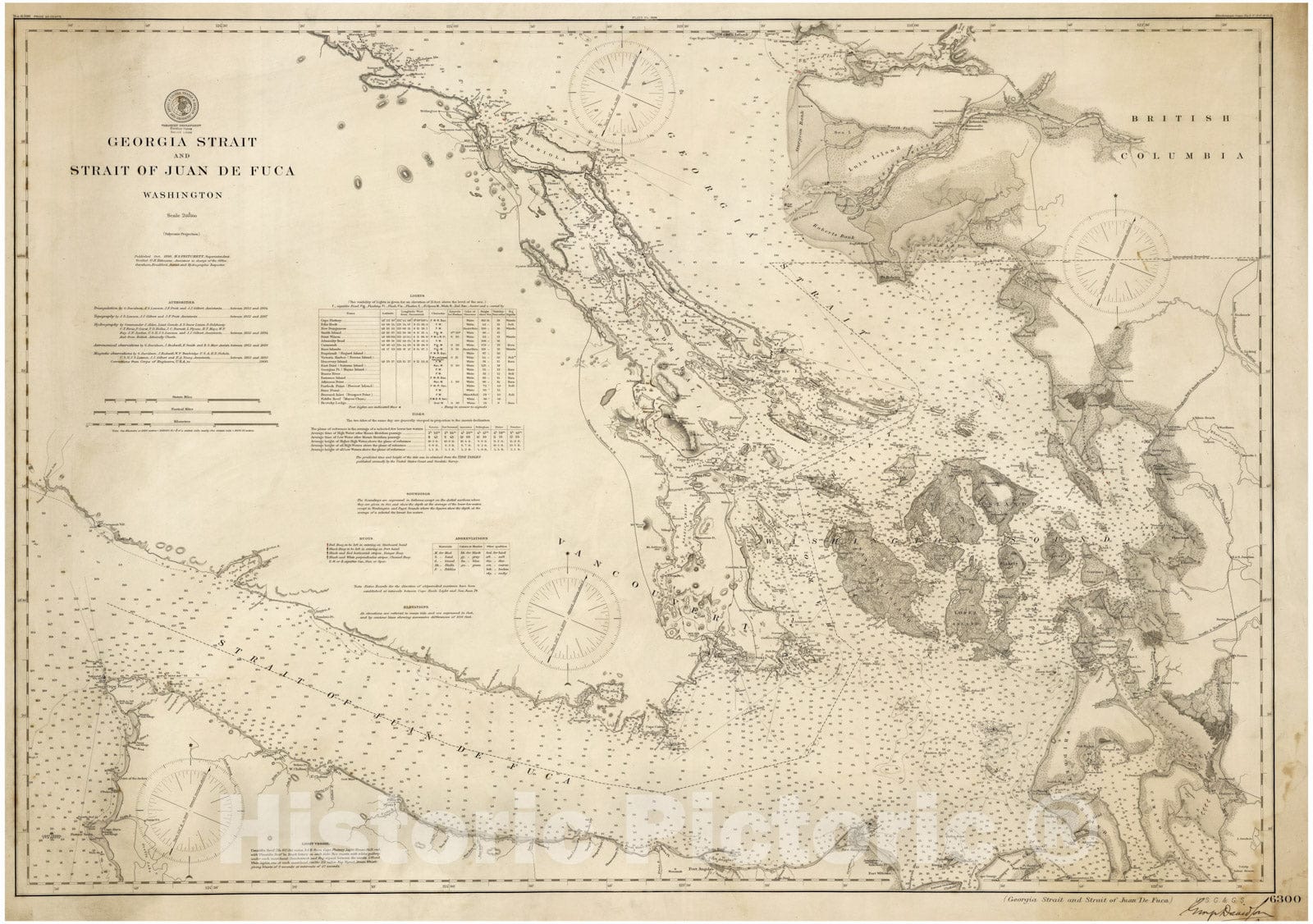 Juan De Fuca Strait Map