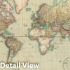 Historic Map : Map of the World, 1840 - Vintage Wall Art
