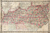 Historic Map : Pocket Map, Railroad & Commercial Atlas of The United States 1870 - Vintage Wall Art