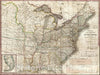 Historic Map : Map of the Canals & Railroads of the United States, 1834 - Vintage Wall Art
