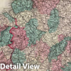 Historic Map : Pocket Map, England And Wales 1871 - Vintage Wall Art