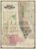 Historic Map : Map of New York City And County, 1874 - Vintage Wall Art