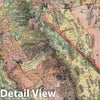 Historic Map : Pocket Map, California and Nevada 1893 - Vintage Wall Art