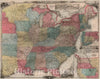 Historic Map : A New Map For Travellers Through the United States of America, 1856 - Vintage Wall Art