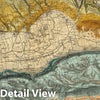 Historic Map : Geologic Atlas Map, 95. Scarborough, SW Quad. 1881 - Vintage Wall Art