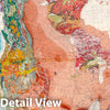 Historic Map : Wall Map, North America - Tectonics 1969 - Vintage Wall Art