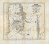 Historic Map : Pocket Map, Lower Oregon and Upper California. 1853 - Vintage Wall Art