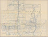 Historic Map : Section 9. Bicycle Road Map of Wisconsin, 1897 - Vintage Wall Art