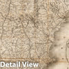 Historic Map : Pocket Map, New England States. 1853 - Vintage Wall Art