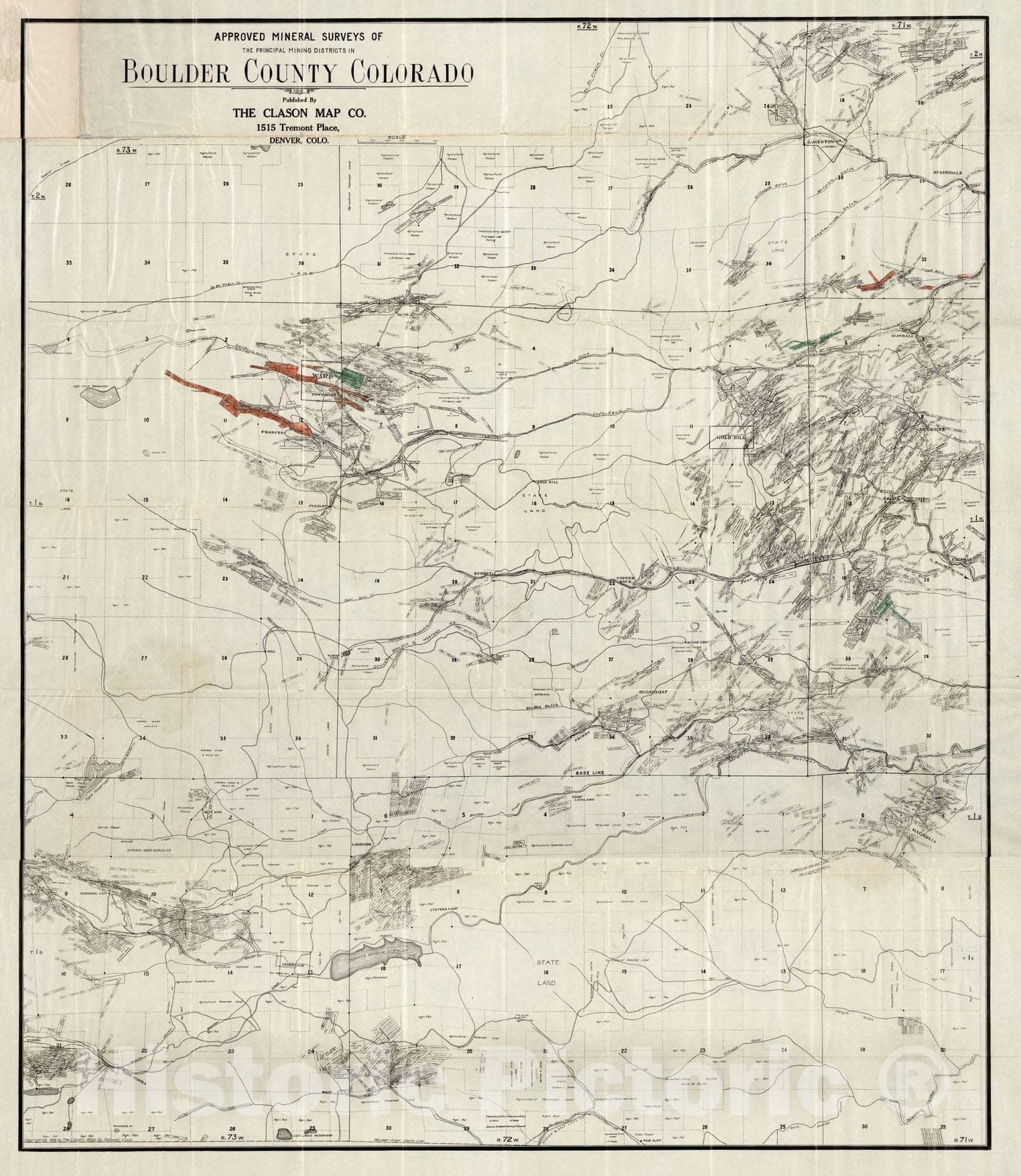 Map Of Boulder County Colorado Colorado Boulder County Trails And