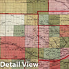 Historic Map : Pocket Map, Nebraska 1886 - Vintage Wall Art
