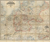 Historic Map : Germany, Case Map, Uebersichtskarte der Eisenbahnen Deutschlands 1893 , Vintage Wall Art