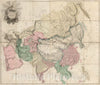 Historic Map : Case Map, Asia 1801 - Vintage Wall Art